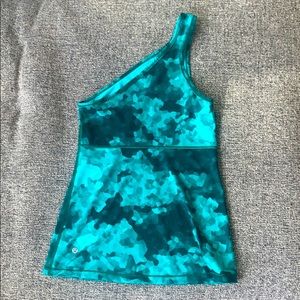 Lululemon one shoulder yoga top